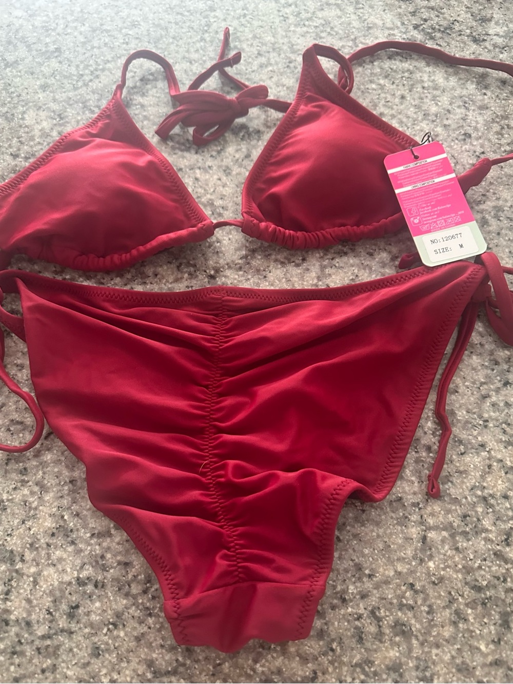 Red Shekini Bikini